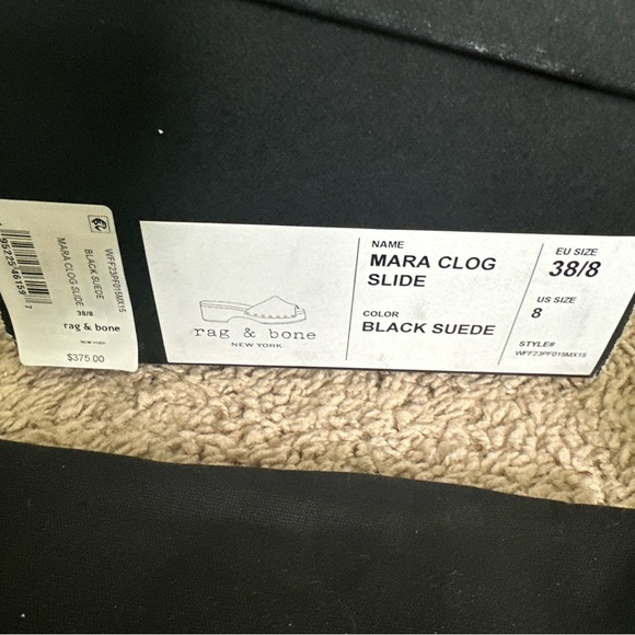 Rag & Bone clog style sandals. New. Cool retro vibe and easy to style. - Picture 6 of 6